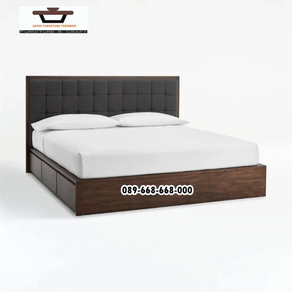 Dipan Minimalis Jati Solid Bogor