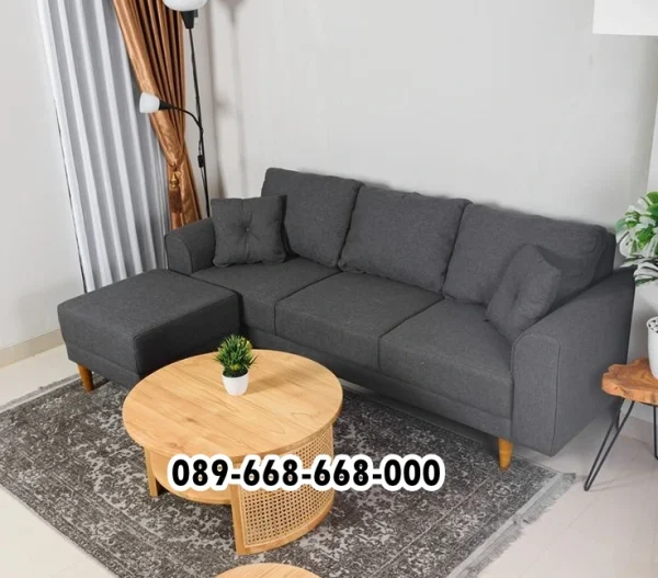Kursi Sofa L-Shape Minimalis Kyoto Series