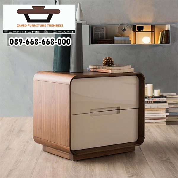 Nakas Minimalis Natural Wood Bandung