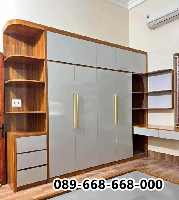 Lemari Pakaian Modern Wardrobe Set