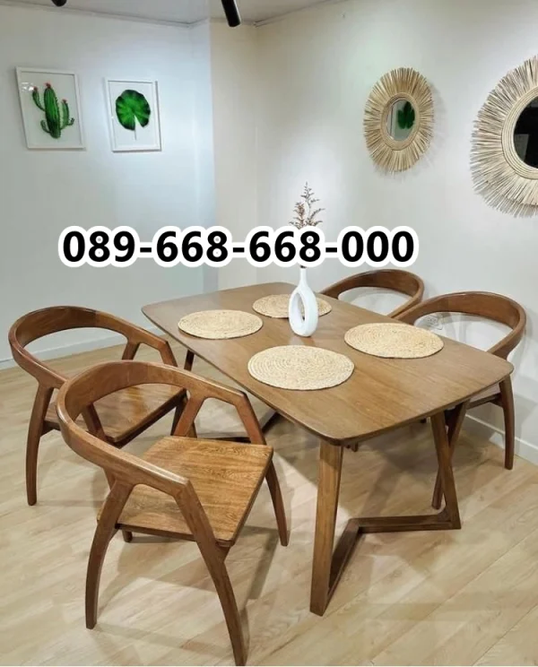 Set Kursi Cafe Kayu Minimalis