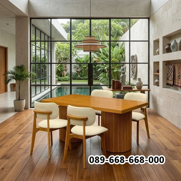 Set Kursi Makan Kayu Terbaru Pontianak