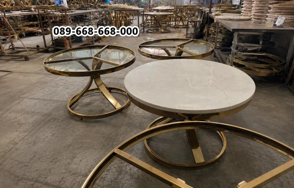 Jual Meja Tamu Bulat Stainless Di Surabaya