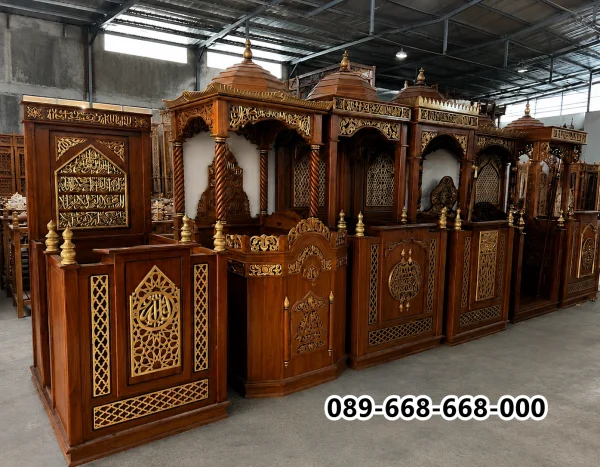 Jual Mimbar Masjid Kudus Atap Kubah