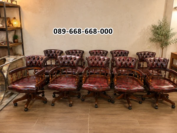Kursi Meeting Putar Kayu Kota Singkawang Custom