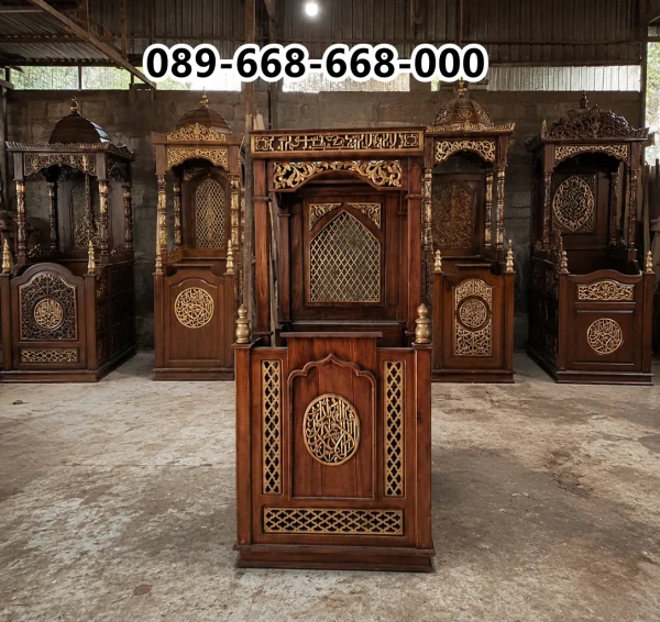 Mimbar Masjid Singaraja Dari Kayu