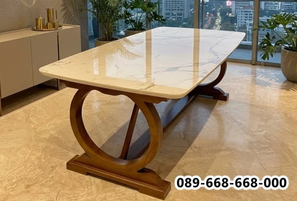 Meja Makan Marmer Princess Table