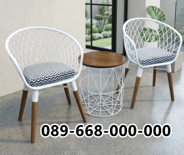 Bikin Teras Lebih Estetik dengan Set Kursi Santai Modern dari Trembesisolid.com